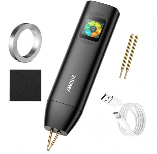 H5 Upgraded 0.1-0.3mm Battery Spot Welder with Dual Pulse Output, 5000mAh 0.2mm Pure Nickel, 7-Language UI 99 Adjustable Levels Portable Spot Welder for Making DIY Battery Packs