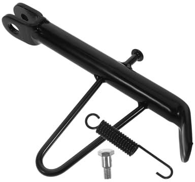 Cabilock Cavalletto Laterale Regolabile in Metallo per Scooter Elettrici Supporto Piedi Antiscivolo Stabile e Robusto Facile da Installare Adatto Mini Bike e Motorini