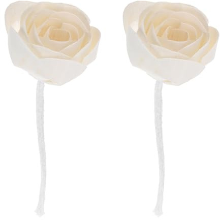 Diffusore di Fiori 2 Pezzi in Corda di Cotone Beige per Ufficio e | Fragranza Duratura, Rinfresca L’Aria, Uso in Aromaterapia con Essenza o Profumo, Resa Costante Nel