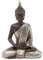 Deco 79 Statue de Bouddha thaï en méditation Peace Harmony, 20,3 cm H