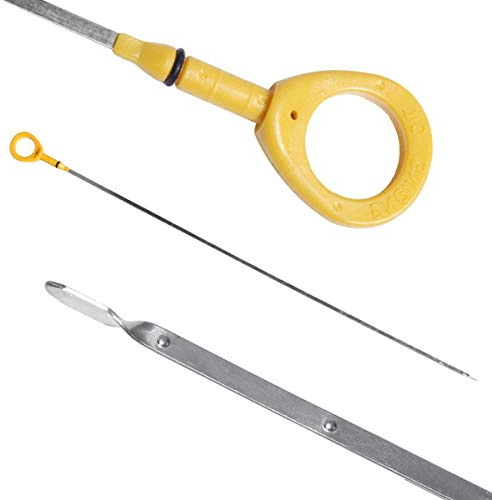 GOFORJUMP Asta di rilevamento del Righello dell'olio dell'asta di Livello dell'olio del Cambio dell'olio del Motore per l'astina di Livello del Fluido Olio Motore T/oyota 1530121040