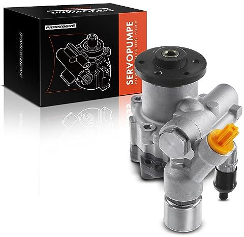 Frankberg Servopumpe Hydraulikpumpe Lenkung Ohne Riemenscheiben Kompatibel mit 5er E60 E61 523 525 530 2.5L 3.0L 2004-2010 6er E63 E64 630 3.0L 2004-2010 Benzin Replace# 32416769766