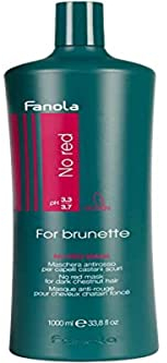 Fanola No Red Mask, Anti Red Reflexes On Colored and Natural Hair with Dark Tones, Anti-Fading Technology to Keep your Color Cool and Homogeneous, 1000
