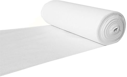 Decor Space Passatoia per matrimonio usa e getta, moquette natalizia antiscivolo da 520 gr il mtq Bianco 1 X 10 mt