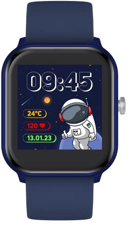 ICE-WATCH - Ice smart Blue - Blaue Smartwatch für Jungen mit Silikonarmband - 021877 (1,40)