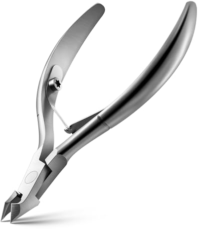 FVION Nagelhautzange Edelstahl, Hautzange Extra Scharfer mit Präzisem Schnitt, Nagelhautschere Fein Nagelhautentferner an Nagelhaut Fingern und Zehen (5mm)
