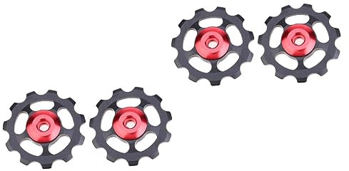 VANZACK 2sets Schaltwerk Rad 11t Pulley Aluminium Bike Umwerfer Ersatz Für 11t/13t 2 Stücke * 2