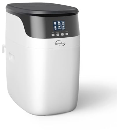 iSpring WCS15KG Backwash Whole House Water Softener, High Capacity for Households and Business