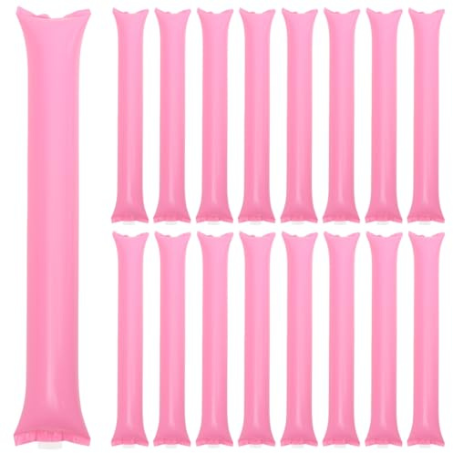 Sosoport 40pcs Thicken Sticks Team Spirit Boom Stick Plastic Cheering Stick for Sporting Event Basketball Football Party