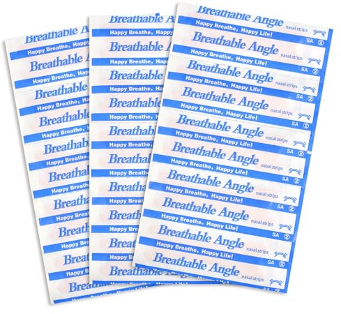 Nasenpflaster Gegen,Schnarchen Nasenstrips Schnarchstoppper,(66 x 19 mm) Nasenstrips gegen Schnarchen, Zum Schlafen und Sport, Verbesserung der Atmung(a) (blue 100)