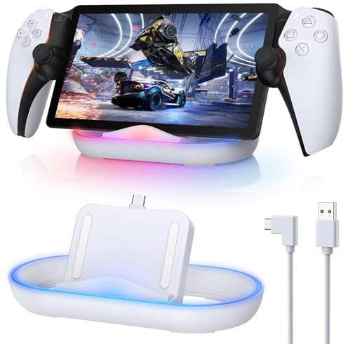 FASTSNAIL Ladestation für PS Portal Remote Player, PSP Zubehör kompatibel mit PlayStation Portal Remote Player, Ständer für PS5 Portable