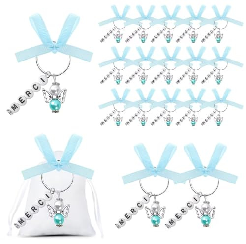 15 porte clé merci merci cadeau porte clé merci mariage anniversaire crèche baptême une communion Noël voiture maison remerciement porte clé merci pour tout pochette en organza