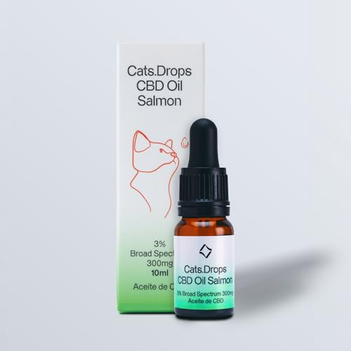 Votum World Aceite de Salmón Gatos Vegano - Cosmético Tópico 3%, 10ml, Concentración Única 300 MG - Tranquilizante Natural para Gatos, Alivia Molestias y Fortalece el Sistema Inmunológico
