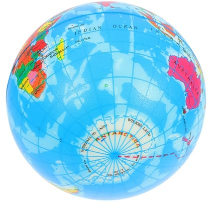 Vaguelly Balle Anti-Stress Globe Lent Rebond Jouet à Presser pour Adultes et Garçon et Filles Détente Bureau Maison
