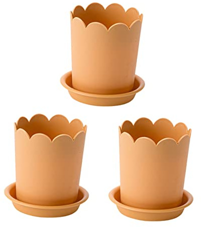 HEMOTON 3sets Vasi in Plastica Per Piantare Vasi Da Bonsai Realizzati in Materiale Durevole e Pratico