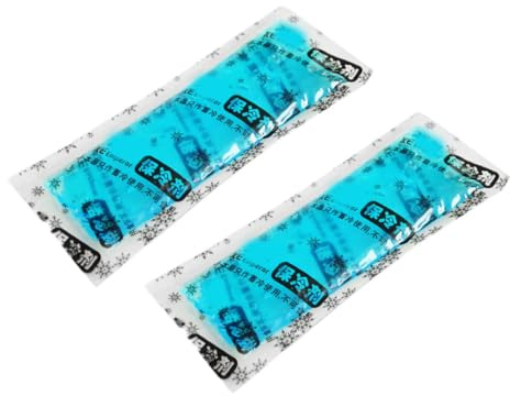 COLLBATH 2Stücke Wiederverwendbare Kühltasche Flexible Medizinische Gel Eisbeutel zur Aufbewahrung von Medikamenten Effektive Kühlakkus für Reisen und Unterwegs