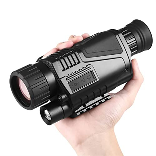 Dispositivo de visión Nocturna, Gafas de visión Nocturna infrarrojas Digitales 5x40, no térmicas, con cámara vídeo, Arma Monocular, Producto en Oferta(BLU)