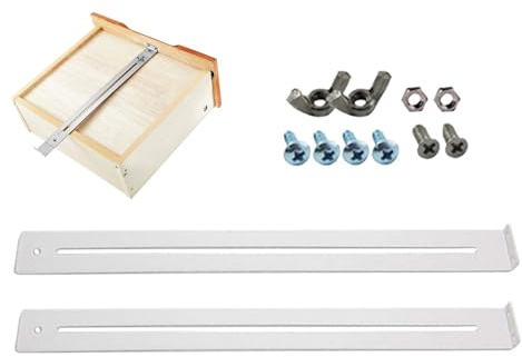 Dresser Drawer Repair Kit – Quick Release Heavy Duty Tool Set, Drawer Replacement Support Brackets | Reinforce And Repair Wooden MDF Chipboard Drawers, Kitchen Cabinets, Dressers, Furniture Maintenanc