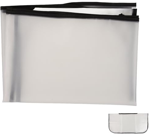 Amosfun Funda para Bolso Protectora Transparente de Mano Eva Lluvia