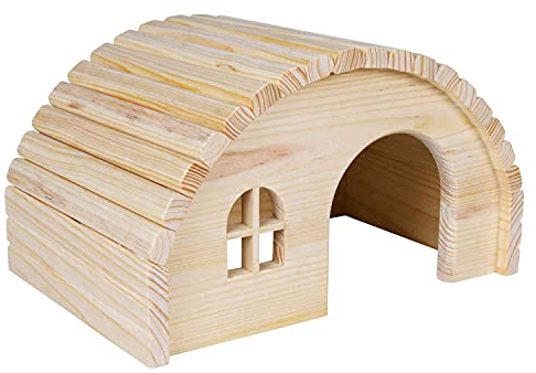 TRIXIE 61272 Haus, nagelfrei, große Hamster, Holz, 29 × 17 × 20 cm