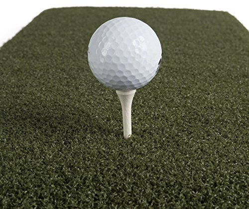 The Original Country Club Elite® by Real Feel Golf Mats® 4' X 4' Chipping/Juniors Golf Hitting Mat | Heavy Duty Commercial Practice Mat | Accepts A Real Tee | Swing Down and Through | Indoor/Outdoor