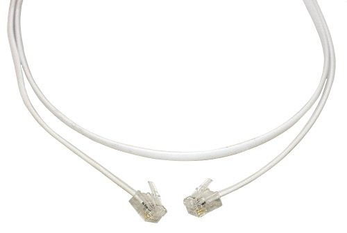 Aerzetix Cavo telefono RJ11 6P4P ADSL per modem Internet, 15 m