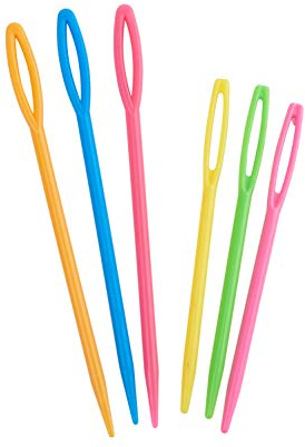 VBS Mehrfarbig Stumpf Stopfnadel, 6 Stück, Handnadel, Nähen, Stahl, Nähzeug