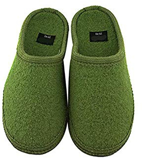 woolove Pantofole in Feltro 100% Lana, comode,Traspiranti,morbide e Calde. Ottime Ciabatte di Pura Lana per la casa Unisex.