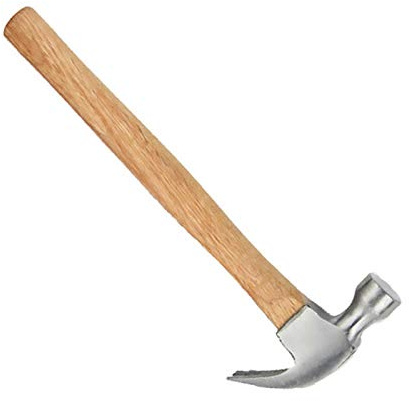 BE-TOOL Klauenhammer 0,75 kg Multifunktionshammer Holzgriff Nagelhammer Werkzeug für Bauarbeiten Holzarbeiten Heimreparatur