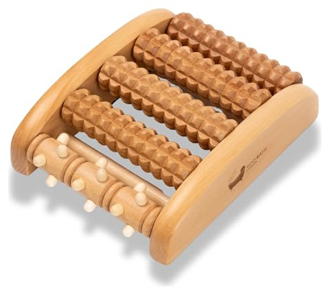 Eco Bath London Fußroller – Holz-Fußmassagegerät für Schmerzlinderung und verbesserte Durchblutung, umweltfreundliches Fußmassagegerät