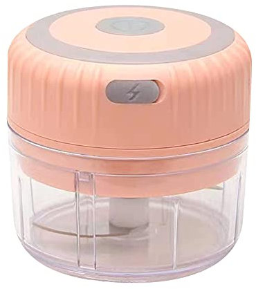 Mini hachoir à ail électrique, coupe-aliments sans fil pour purée d'ail, hachoir à ail portable portatif, hachoir à oignon, piment, broyeur à viande, noix de légumes, mélangeur d'aliments pour bébés