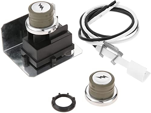 Hicello Elektronische Zünder Gas Zünder Kit Ersatz für Weber 67847 Grill Igniter Kit Replacement Genesis 300 Series(2008-2010) E/S-310 & 320,EP/CEP-310,320 mit seitlichem Bedienfeld (2 Ausgänge)