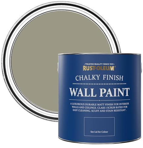 Rust-Oleum Green Wall and Ceiling Paint in Matt Finish - Grounded 2.5L