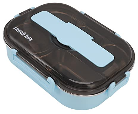 TOPINCN Lunchbox, Serviergeschirr, Tabletts und Platten Serviertabletts Lunchbox mit Edelstahl-Wärmeisolierung, Lebensmittelbehälter Auslaufsicher für Kinder,