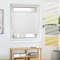 Jalousiescout Plissee Klemmfix ohne Bohren—Jalousie 32.5x70cm weiß Sichtschutz Fenster Sonnenschutz, Lichtdurchlässig Rollo für Fenster & Tür, Hochwertiges Polyester Pure Plissee