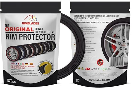 Aroba Rimblades Original Negro 2024 - Protector universal para llantas de aluminio