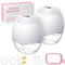 Milchpumpe Elektrisch Tragbar Freihändig - Jheppbay All-in-one Elektrische Milchpumpe, Schmerzfreie, BPA-frei, mit 17/19/21/24mm Flansch, 2 Stück