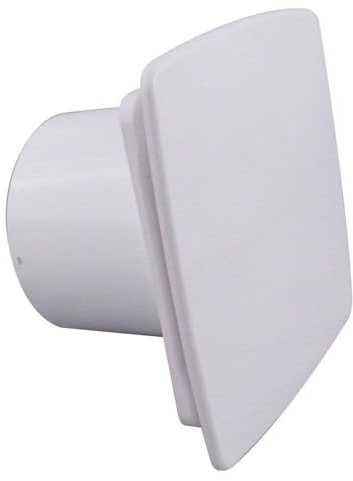 AirTech-UK Bathroom Extractor Fan Nea Style White Front with Timer and Humidistat