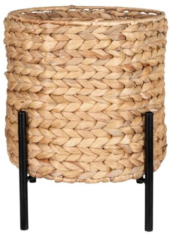 Epikasa Pot pour plantes Antas, jacinthe d'eau, marron, 24 x 23,5 x 28 cm