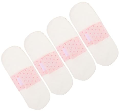 WRITWAA Periodeneinlagen Slipeinlagen aus Baumwolle Weiche und Atmungsaktive Waschbare Menstruationsbinden 4 Stück Wiederverwendbare für Schwangerschaft und Wochenbett
