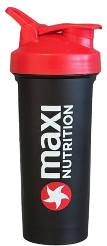 MaxiNutrition Shaker-Flasche der neuen Generation, 625 ml, Schraubverschluss mit sicherem Verschluss für Shakes, spülmaschinenfest, Sport-Shaker, ideal zum Mischen von pulverförmigen Shakes und