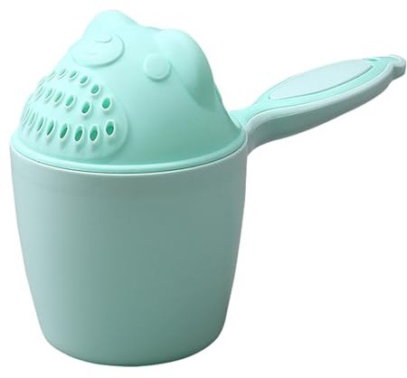 Badebecher zum Spülen der Haare, 10,5 x 10 cm, Baby-Spülbecher | Wasserfallspüler, Bär, Shampoo-Tassen, wiederverwendbar, Augenschutz, Baby-Haarwäsche mit Griff, für und Mädchen
