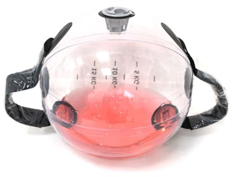 Fpreeza Bolsa de Agua Blanda y Segura para Entrenamiento Deportivo, Levantamiento de Pesas, Transparente, Ajustable, Multiusos, para Fitness.