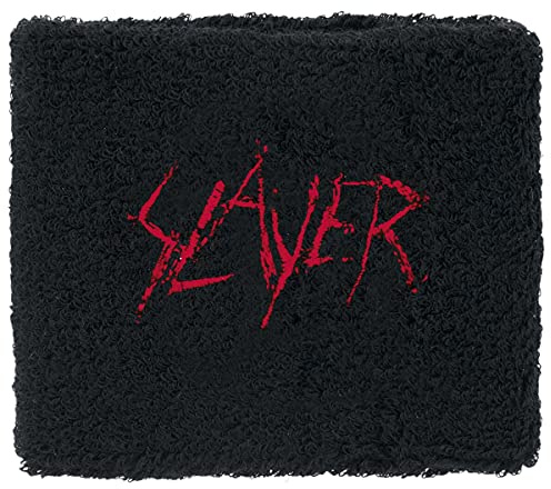 Slayer Logo - Wristband Unisex Schweißband schwarz