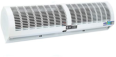 ZH-1 Ventilateur Rideau d'air à Flux Transversal de Haute qualité pour entrée Porte, Empêche Efficacement Les Moustiques,Les Fuites d'air Froid et Chaud, 2 Vitesses Bouton