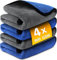 Airlab 4X Microfibre Car Cleaning Cloths 800 GSM, Professional Microfiber Cloth for Car Washing Drying Polishing, Thickened Towels for Auto Motorcycle Cockpitp Glass Windows, 40x40 cm