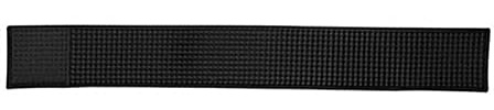 Barmatte Abtropfmatte 60 x 8 cm Faltbare Schwarz PVC Überlaufmatte Rutschfeste Hitzebeständige Geschirr Trockenmatte Spülmaschinenfestes Bar Service Spill Matte für Bar Café