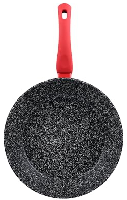 Sarten honda 28cm aluminio forjado, inducción, toledo