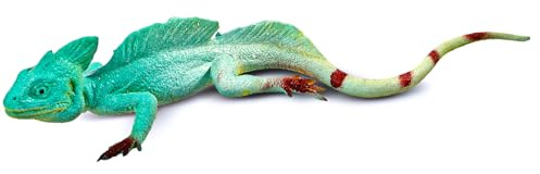 Amabro Figuras realistas de lagartos, reptiles de goma suave y anfibios para regalo de cumpleaños, decoración de bromas de Halloween