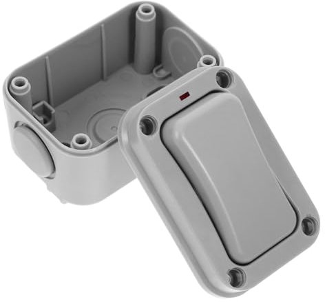 ORFOFE Pulsante Campanello Elettrico Da Giardino Per Esterni Ip66 Scatola Esterna Resistente Alle Intemperie